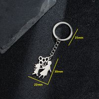MAMA Human Stainless Steel Mother'S Day Bag Pendant Keychain main image 3