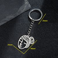 MAMA Human Stainless Steel Mother'S Day Bag Pendant Keychain sku image 1