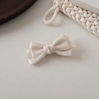 Women's Sweet Simple Style Bow Knot Cloth Hair Clip sku image 1