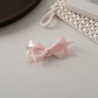 Women's Sweet Simple Style Bow Knot Cloth Hair Clip sku image 2