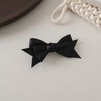 Women's Sweet Simple Style Bow Knot Cloth Hair Clip sku image 4