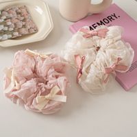 Women's Casual Sweet Bow Knot Cloth Pleated Hair Tie main image 7