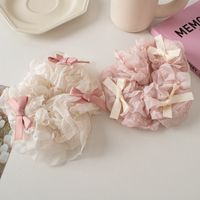 Women's Casual Sweet Bow Knot Cloth Pleated Hair Tie main image 5