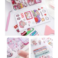 1 Set Cartoon Cartoon Character Learning PP Synthetics Cute Handmade Washi Tape main image 8