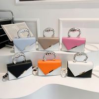 Women's Pu Leather Color Block Elegant Flip Cover Handbag main image 1
