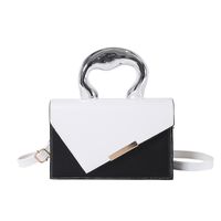 Women's Pu Leather Color Block Elegant Flip Cover Handbag sku image 3