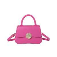 Women's Pu Leather Solid Color Basic Flip Cover Handbag sku image 2
