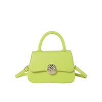 Women's Pu Leather Solid Color Basic Flip Cover Handbag sku image 4