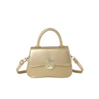 Women's Pu Leather Solid Color Basic Flip Cover Handbag sku image 5