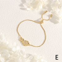 Copper 18K Gold Plated IG Style Simple Style Commute Clouds Car Elephant Inlay Zircon Bracelets sku image 6
