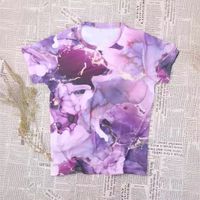 Women's T-shirt Short Sleeve T-Shirts Vacation Solid Color main image 1