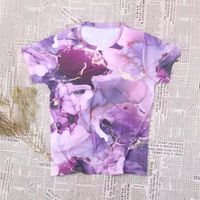 Women's T-shirt Short Sleeve T-Shirts Vacation Solid Color main image 5