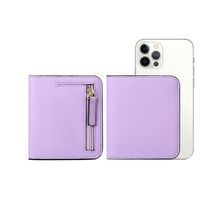 Women's Solid Color Pu Leather Open Wallets sku image 9