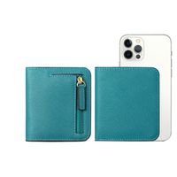 Women's Solid Color Pu Leather Open Wallets sku image 13
