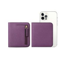 Women's Solid Color Pu Leather Open Wallets sku image 3