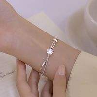 Casual Simple Style Solid Color Copper Plating Bracelets sku image 27