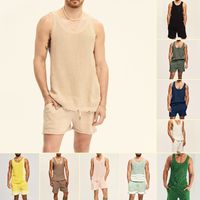 Men's Solid Color Shorts Sets Men's Clothing main image 8