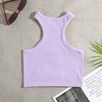 Women's Racerback Tank Tops Tank Tops Vacation Solid Color main image 8