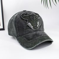 Unisexo Hip Hop Animal Parche Aleros Curvos Gorra De Hiedra sku image 2