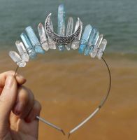 Frau Einfacher Stil Klassischer Stil Farbblock Legierung Inlay Naturstein Juwel Kristall Haarband sku image 14