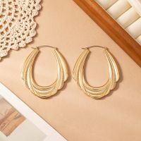 1 Pair IG Style Simple Style Geometric Alloy 14K Gold Plated Earrings main image 5