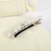 Women's Simple Style Classic Style Color Block Alloy Inlay Gem Crystal Hair Clip sku image 2