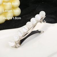 Women's Simple Style Classic Style Color Block Alloy Inlay Gem Crystal Hair Clip main image 3