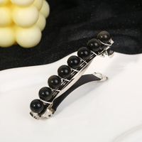 Women's Simple Style Classic Style Color Block Alloy Inlay Gem Crystal Hair Clip sku image 1