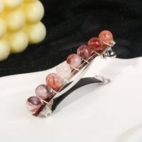 Women's Simple Style Classic Style Color Block Alloy Inlay Gem Crystal Hair Clip sku image 6
