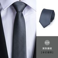 Business Stripe Arrow Polyester Men's Tie sku image 178