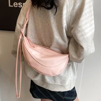 Women's Basic Solid Color Pu Leather Waist Bags main image 4