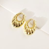 1 Pair Simple Style Geometric 304 Stainless Steel Gold Plated Earrings main image 7