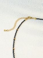 Elegant Ferien Klassischer Stil Geometrisch Stein Kupfer Perlen 18 Karat Vergoldet Frau Halskette main image 6