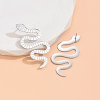1 Pair Exaggerated Artistic Cool Style Snake 201 Stainless Steel 18K Gold Plated Ear Studs main image 7