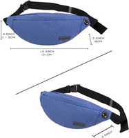 Unisex Basic Solid Color Nylon Waist Bags main image 2