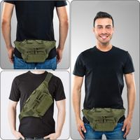 Unisex Solid Color Polyester Zipper Fanny Pack main image 5