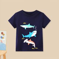 Décontractée Animal Dessin Animé Coton T-shirts & Chemises sku image 6