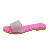Women's Vacation Color Block Open Toe Slides Slippers main image 3
