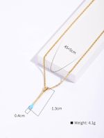 Copper 18K Gold Plated IG Style Bow Knot Shoe Enamel Pendant Necklace main image 2