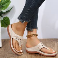 Women's Vintage Style Solid Color Open Toe Ankle Strap Sandals main image 5