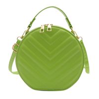 Women's Small Pu Leather Solid Color Basic Zipper Handbag main image 4