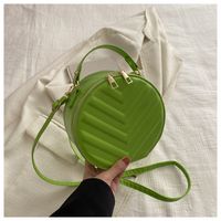 Women's Small Pu Leather Solid Color Basic Zipper Handbag sku image 3
