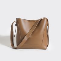Women's Medium Pu Leather Solid Color Streetwear Zipper Shoulder Bag main image 1