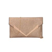 Women's Medium Pu Leather Solid Color Elegant Magnetic Buckle Envelope Bag sku image 2