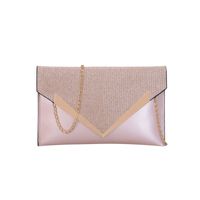 Women's Medium Pu Leather Solid Color Elegant Magnetic Buckle Envelope Bag sku image 4