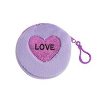 Women's Heart Shape Plush Zipper Wallets sku image 7