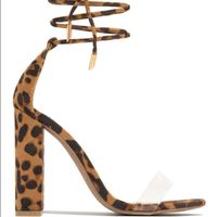 Women's Streetwear Solid Color Leopard Open Toe Strappy Sandals sku image 15
