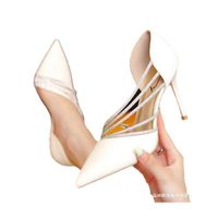 Women's Streetwear Solid Color Rhinestone Point Toe Pumps main image 2