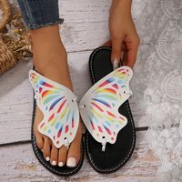 Women's Casual Ethnic Style Butterfly Open Toe Flip Flops main image 2