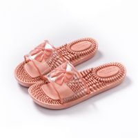 Unisex Casual Solid Color Open Toe Home Slippers sku image 4